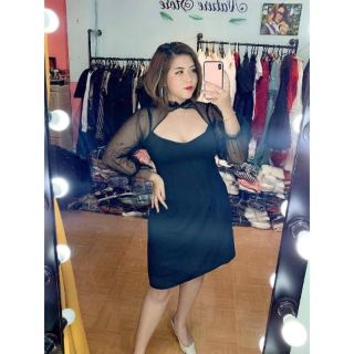 Bigsize - váy body sexy tay dài