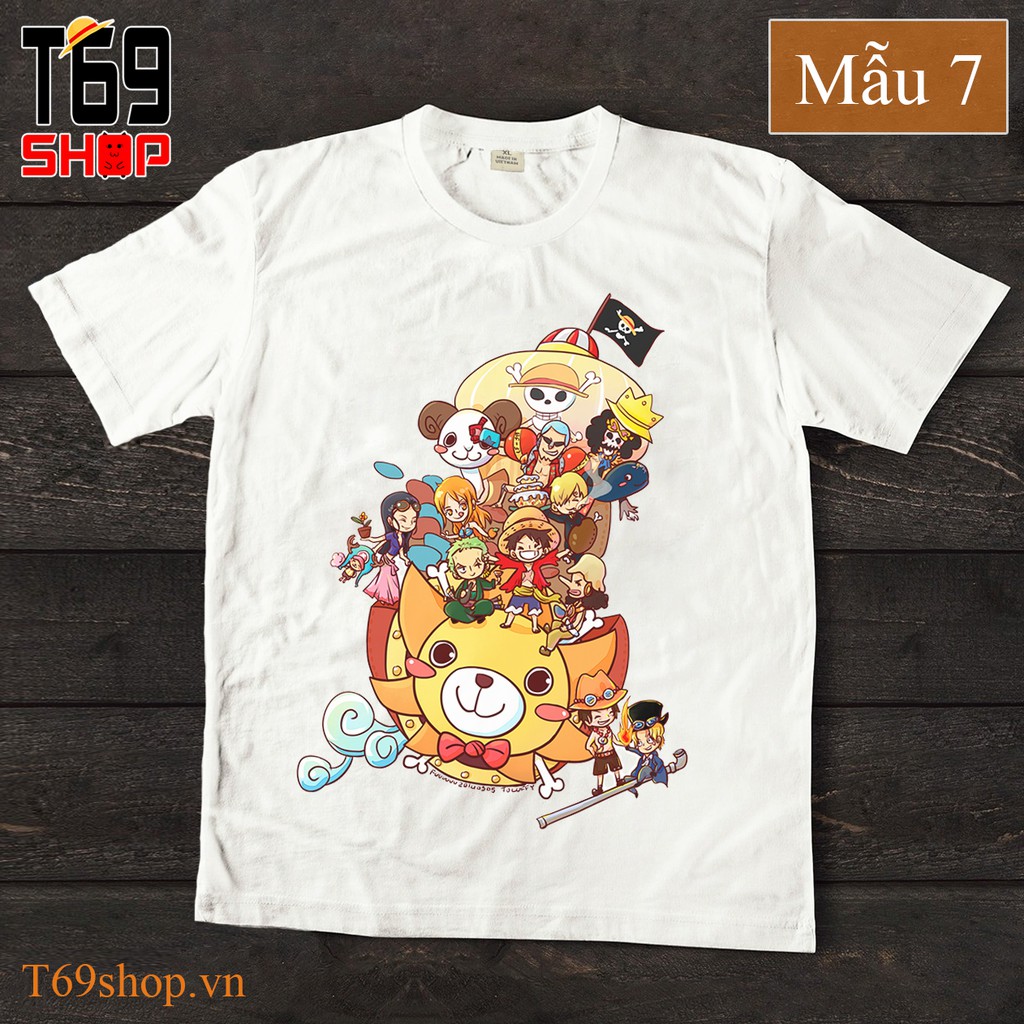 Áo thun anime One Piece - Nhóm 1 (Có nhiều mẫu)