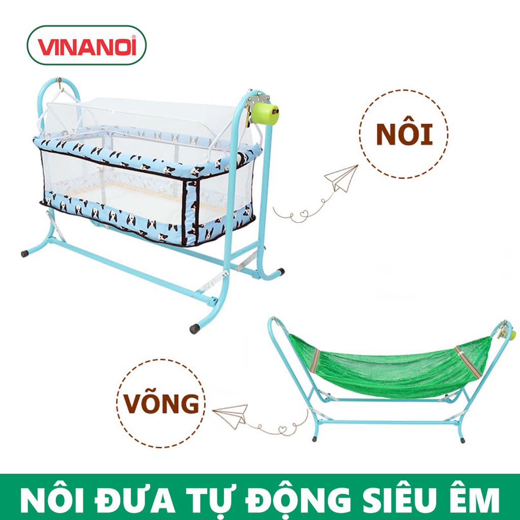 NÔI VÕNG TỰ ĐỘNG CHO BÉ 2 TRONG 1 NV25 - THƯƠNG HIỆU VINANOI - BẢO HÀNH CHÍNH HÃNG 1 NĂM - SẢN XUẤT TẠI VIỆT NAM