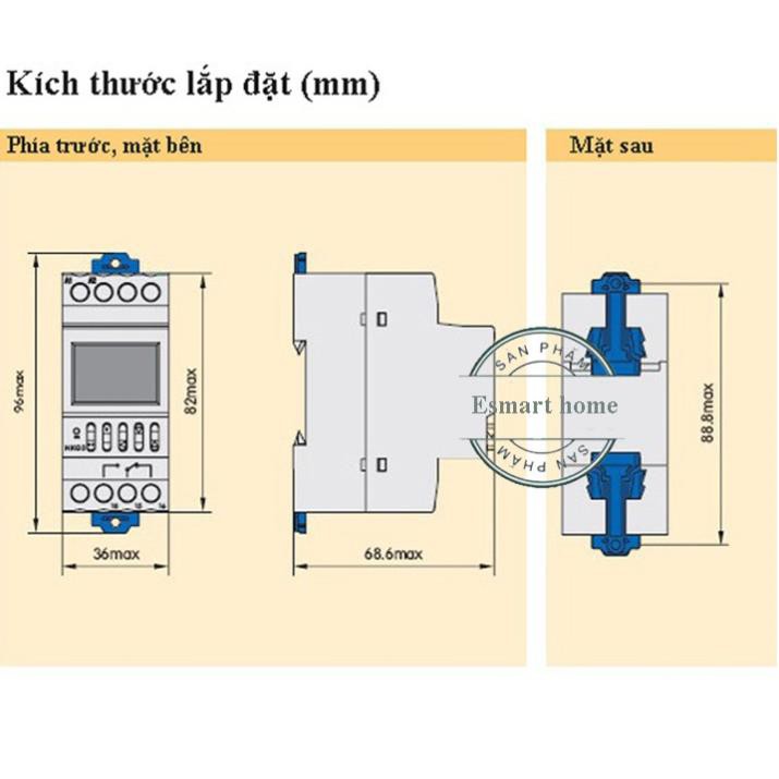 Công tắc hẹn giờ chu kỳ tháng 16A/220V timer hẹn giờ chu kỳ tháng Thiết bị điện giá tốt