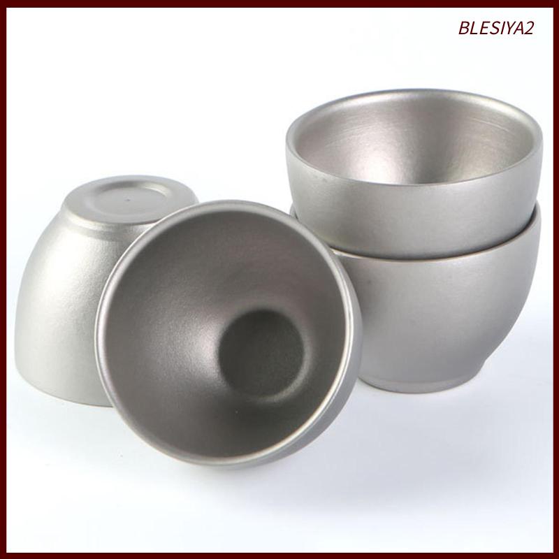 Titanium Tea Cup Camping Tea Mug Double Wall Drinking Water Mugs Drinkware