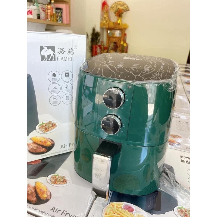 [ FreeShip ] NỒI CHIÊN KHÔNG DẦU CAMEL 5L/6L/6,5L/7L/8L SỬ DỤNG CÔNG NGHỆ CHIÊN MỚI
