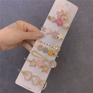Set 8 kẹp tóc phong cách retro thời trang cho nữ