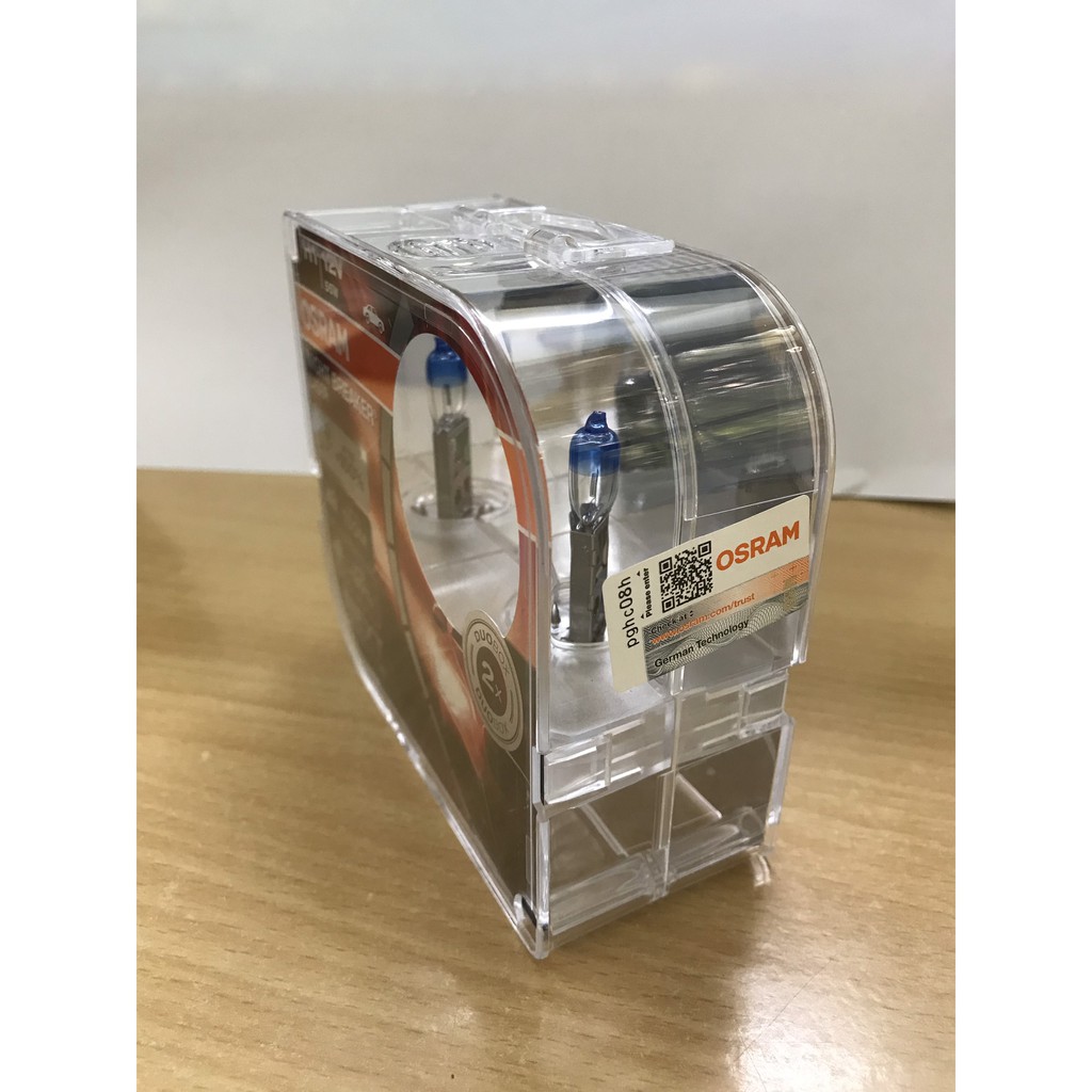 Bóng đèn tăng sáng Osram Night Breaker Laser Chân bóng H1 12v 55w , hàng chính hãng Osram, Made in Germany