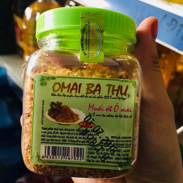 Muối ômai Ba Thu lọ 100g