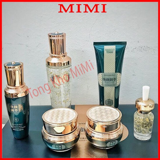 Bộ hoàng cung Xanh Beauty Skin 6in1 – Hỗ Trợ Xóa mờ nám dưỡng trắng da