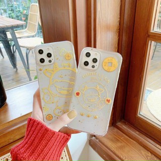 Ốp lưng iphone - ốp trong nhũ thần tài năm mới 2021 cực đẹp