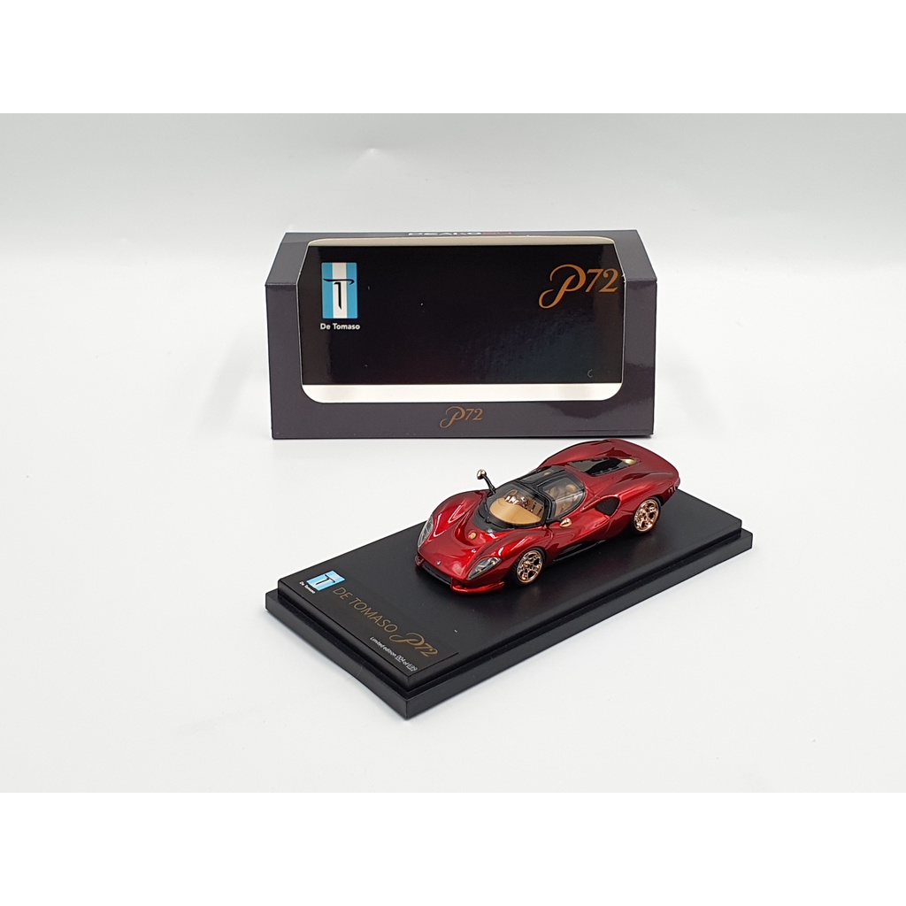 Xe Mô Hình DeTomaso P72 Soul Red Limited 1000 pcs 1:64 Peako64 (Đỏ)