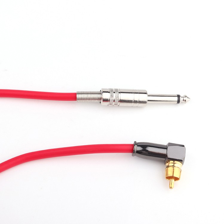 Dây Cáp RCA Đầu Vuông Góc Phải Dành Cho Máy Xăm