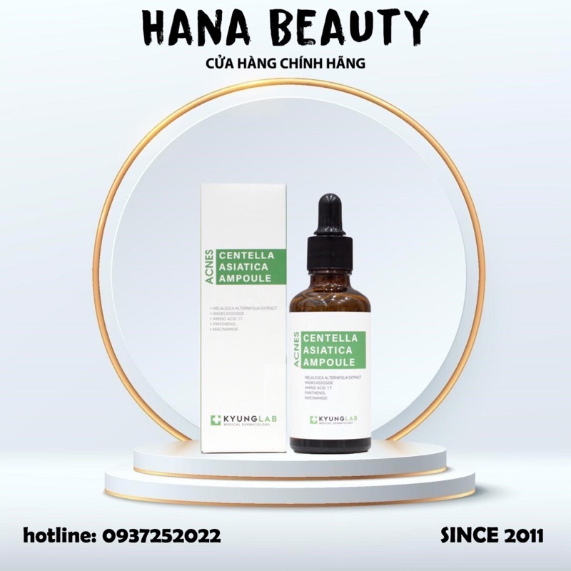 Tinh chất serum giảm mụn, ngừa mụn KYUNG LAB ACNES CENTELLA ASIATICA AMPOULE 50ml