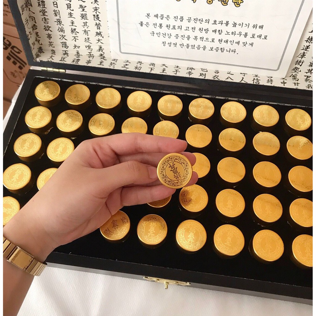 AN CUNG NGƯU HOÀNG HOÀN GORYEO GONGJINDAN GOLD TUẦN HOÀN NÃO