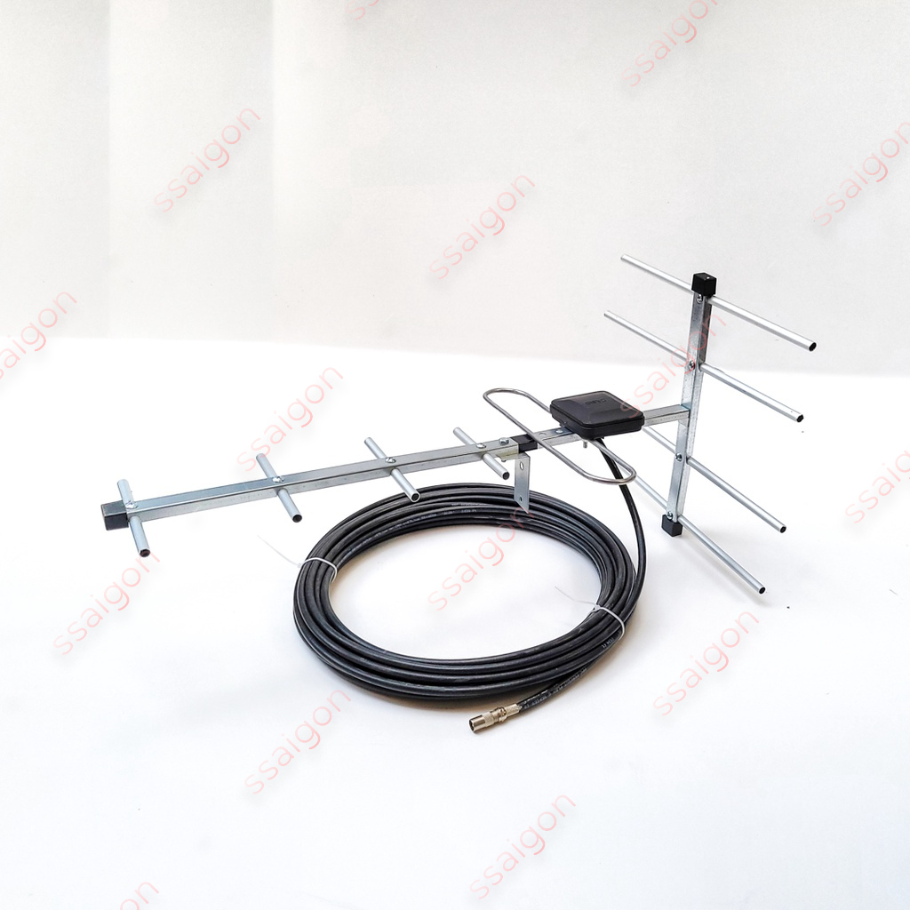 Ăng ten TV DVB T2 anten dvb t2 thu truyền hình mặt đất VNN  PRO kèm dây 15m sóng khoẻ