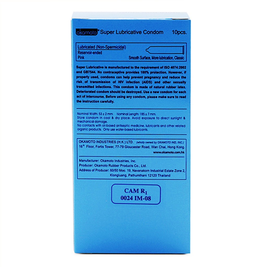 Bao Cao Su Siêu mỏng nhiều Gel Skinless Skin Super Lubricated Siêu Bôi Trơn Okamoto