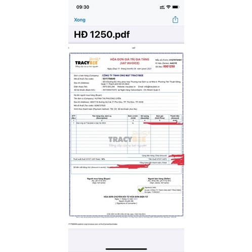 Keo ong xanh tracybee hương vị bạc hà hộp 30ml