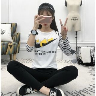 💋 FREESHIP 👉 Áo thun nữ dài tay kiểu dáng Hàn Quốc