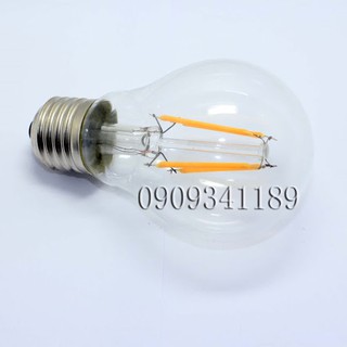 Bộ 5 đèn led giả dây tóc Edision A60 4W ánh sáng vàng