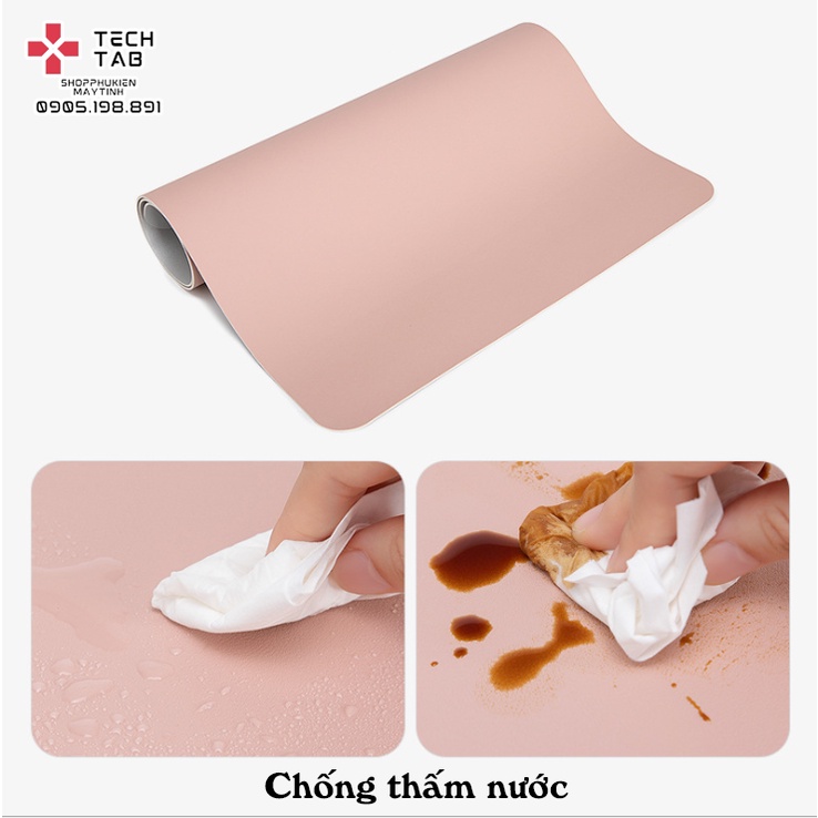 Deskpad - Lót chuột mouse pad tấm lót bàn chất liệu bằng da mousepad - Nhiều màu - Nhiều kích thước