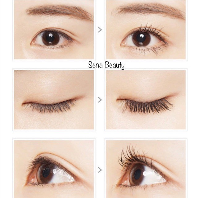 Mascara siêu mảnh tơi mi Lameila Skinny Microcara vỏ hồng Senabeauty