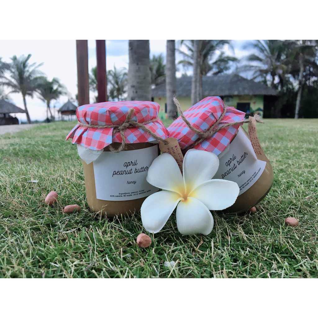 Bơ Lạc/ Bơ Đậu Phộng mịn Homemade - April peanut butter smooth 100% tự nhiên từ Đậu Phộng