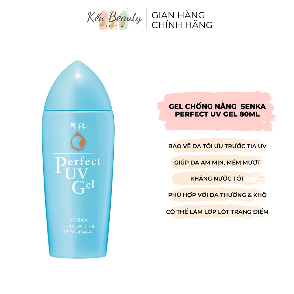 Gel sữa chống nắng Senka Perfect UV Gel 80ml