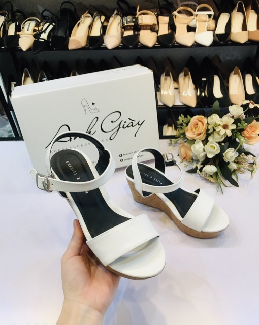 SD32 - Sandal xuồng quai ngang da lì VNXK cực xinh( ảnh thật,kèm video)