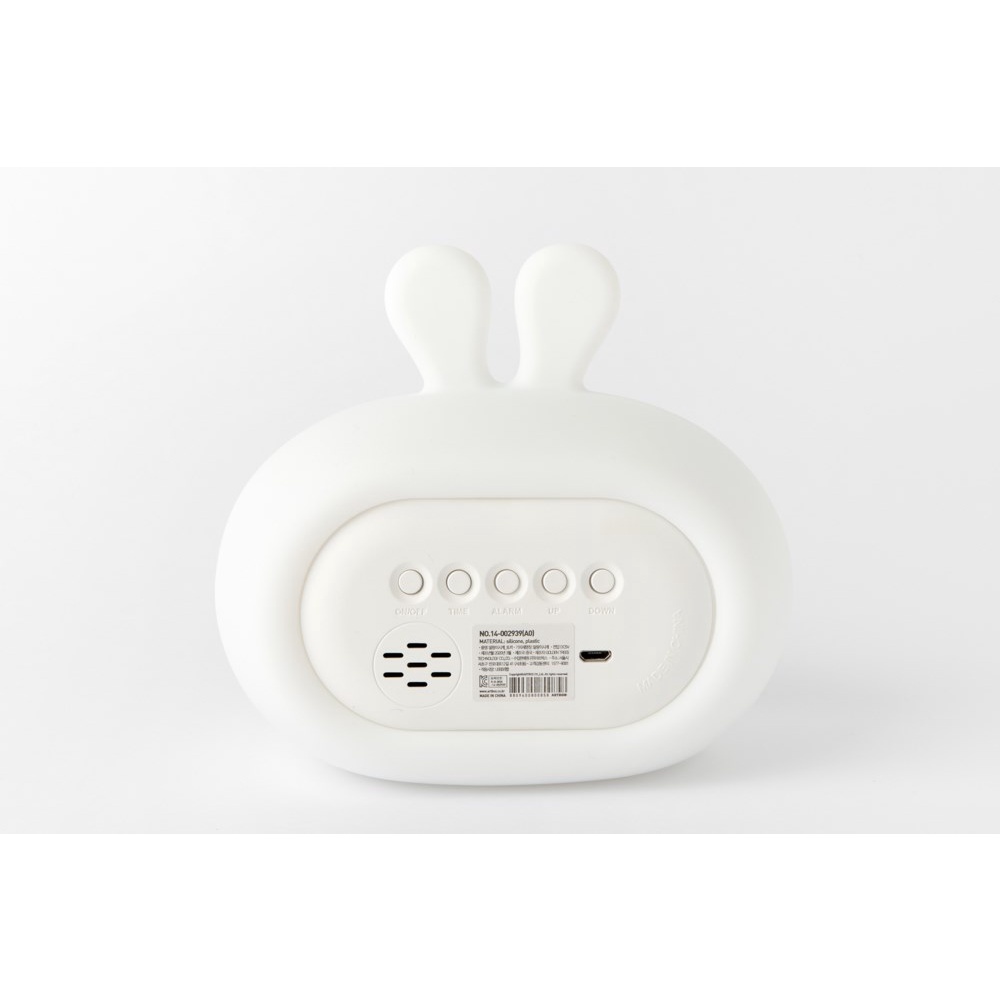 Đồng Hồ ARTBOX Hàn Quốc Hình Tai Thỏ Vỏ Silicon Mềm Phát Đèn