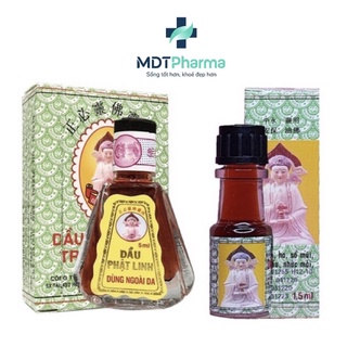 Dầu phật linh trường sơn - chai 1,5ml & 5ml