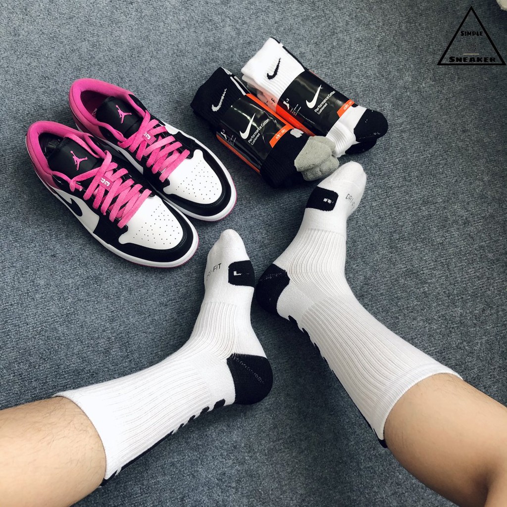 Vớ Nike Cổ Cao Dri-Fit SS2 🔥FREESHIP🔥Tất Nike Chính Hãng - Chất Cotton Thấm Hút Mồ Hôi Chống Hôi Chân Khi Chơi Thể Thao