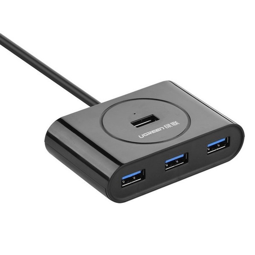 Bộ Chia Hub USB 4 Cổng 3.0 UGREEN 20291 - HUB USB 3.0 Dây Dài 80 cm - Hàng Chính Hãng bảo hành 18 tháng