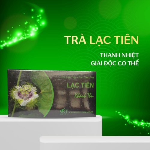 Trà Lạc Tiên Khánh Thu - Hộp 30 túi lọc giúp an thần, ngủ ngon