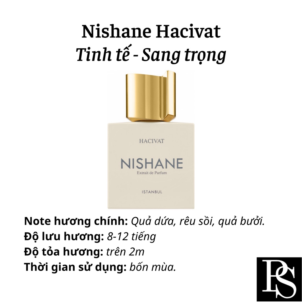 Nước hoa chính hãng cao cấp - Nishane Hacivat Extrait De Parfum