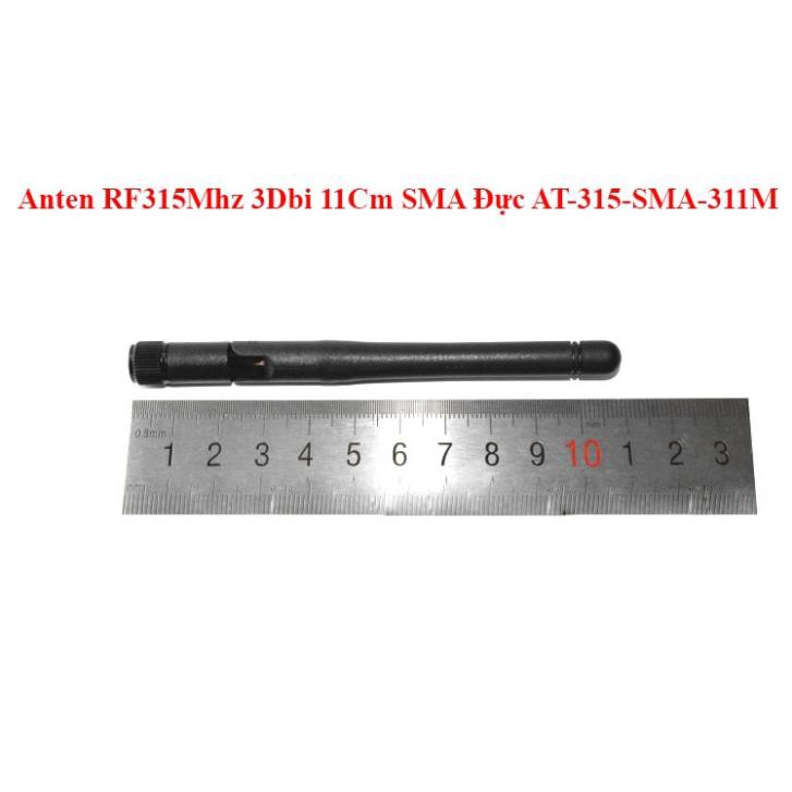 [Minh Hà] Anten RF315Mhz 3Dbi 11Cm SMA Đực AT-315-SMA-311M