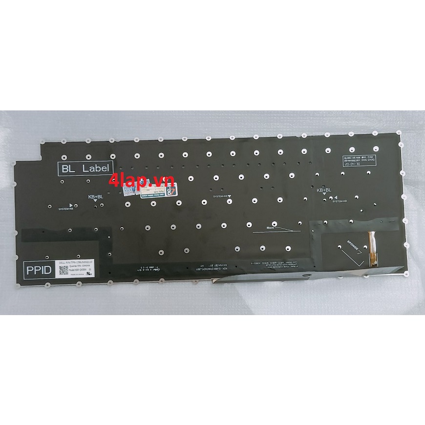 Thay Bàn Phím Laptop Dell XPS 17 9710 9700 XPS 15 9510 9500 Precision 5550 5560 5750 5760