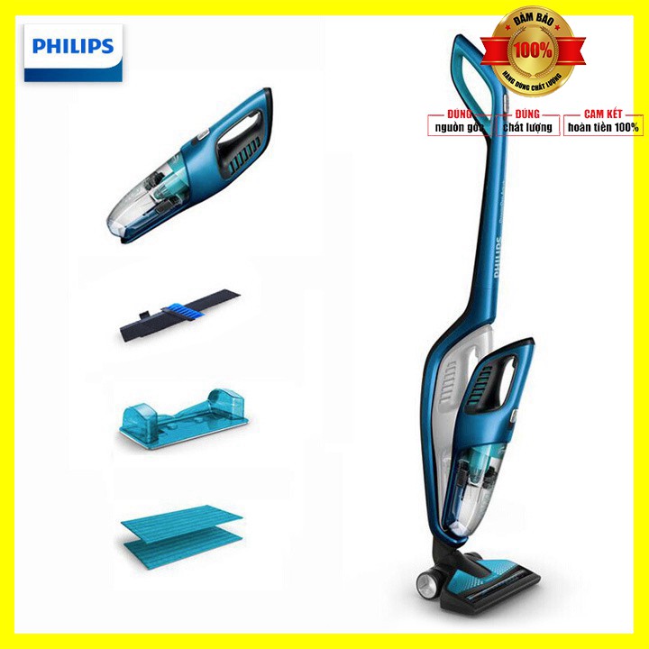 Máy hút bụi dùng pin cầm tay 3 trong 1 thương hiệu Philips FC6405/81 dung tích 0.6 lít - Bảo hành 12 tháng | BigBuy360 - bigbuy360.vn