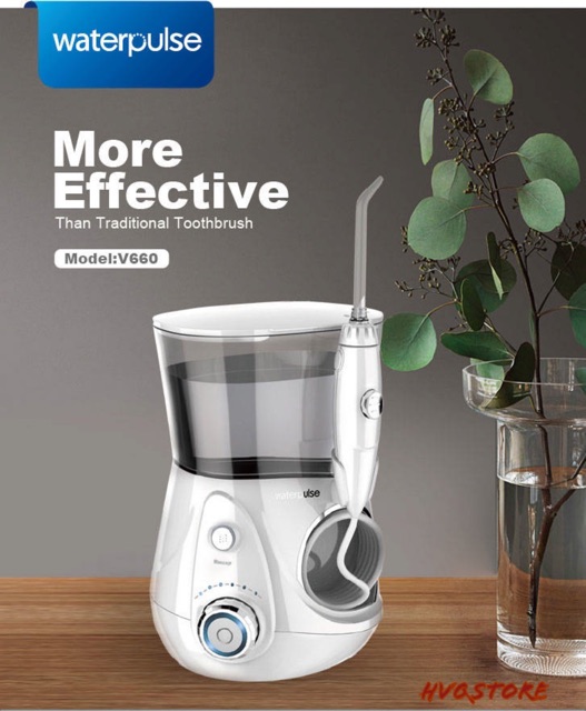 Máy tăm nước waterpulse V660 vệ sinh răng miệng có chức năng massa