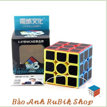 Bộ Sưu Tập Rubik Carbon MoYu MeiLong 2x2 3x3 4x4 5x5 Pyraminx Megaminx Skewb Square1 SQ1 Tam Giác 12 Mặt Rubic (Mã RB05)