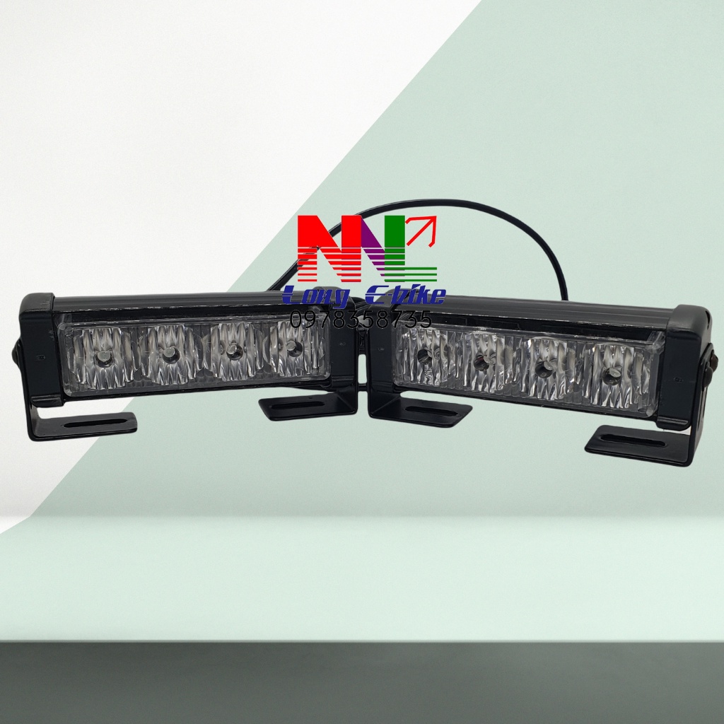 đèn xanh đỏ cảnh sát 7 chế độ 12v-24v