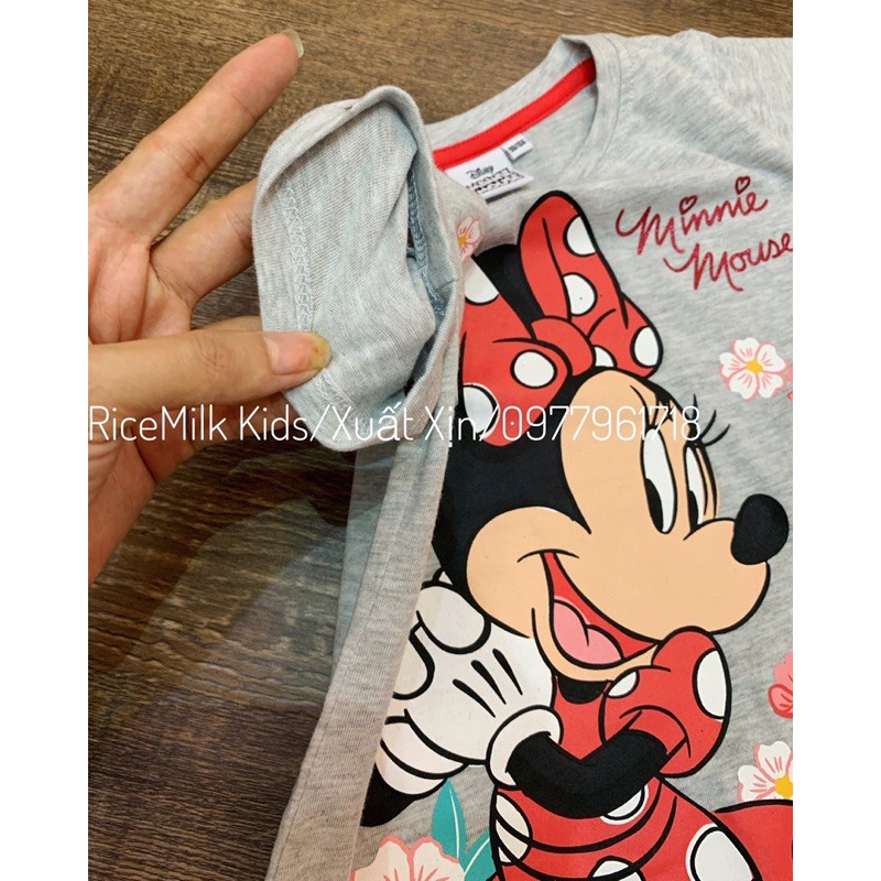 Váy Cho Bé Gái Xuất Dư Đỏ Chuột Mickey