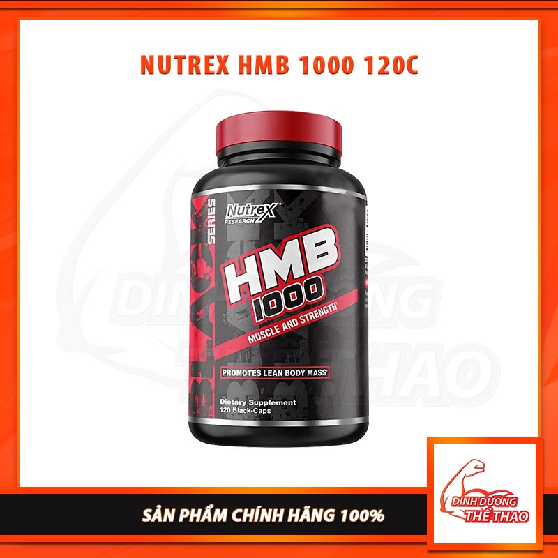 Thực Phẩm Hỗ Trợ Phát Triển Cơ Bắp Nutrex Hmb 1000 120 Viên