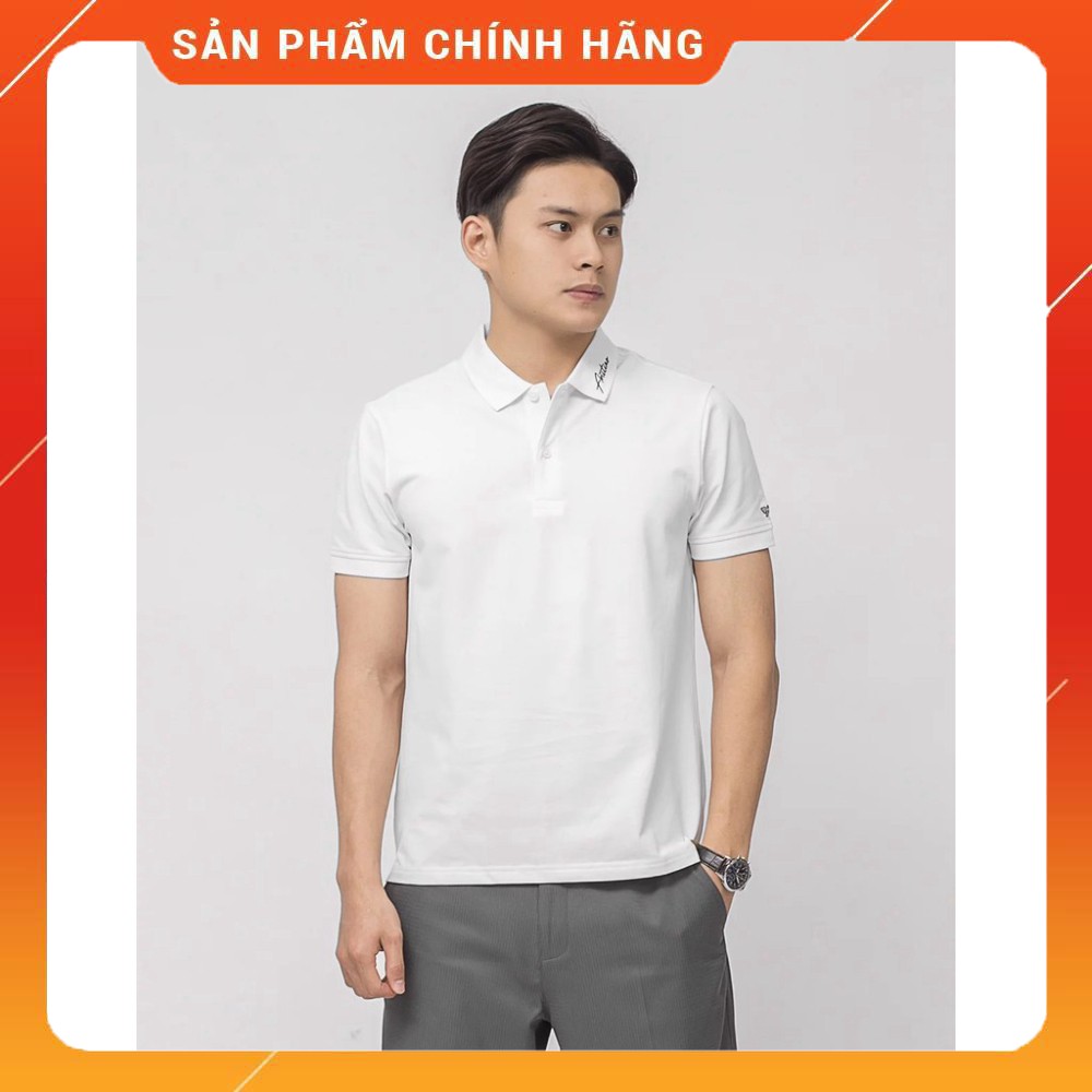 (Aristino chính hãng) Áo polo nam Aristino APS003S9 màu trắng 6