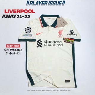 Áo Thun Bóng Đá Liverpool Away New 2021 2022 Cao Cấp