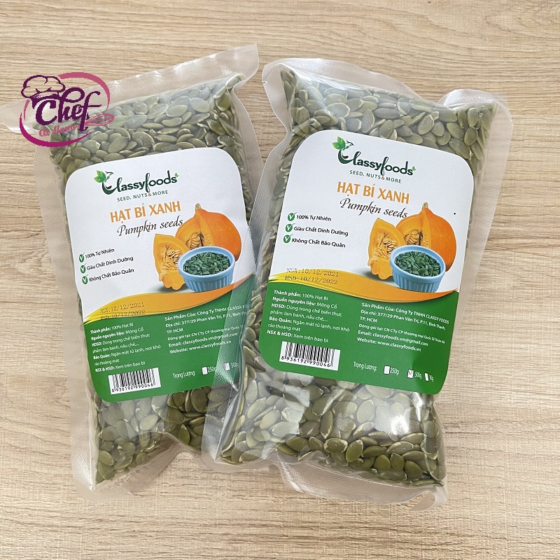 Hạt bí xanh tách vỏ 500gr