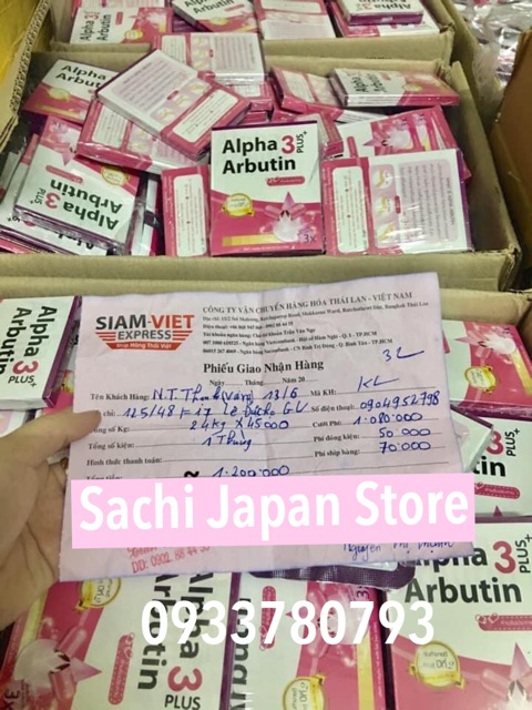 Vỉ Kích Trắng Alpha Arbutin 3 Thái Lan