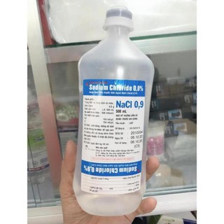 Dung dịch truyền tĩnh mạch - nước muối truyền tĩnh mạch Nacl 0,9% 500ml