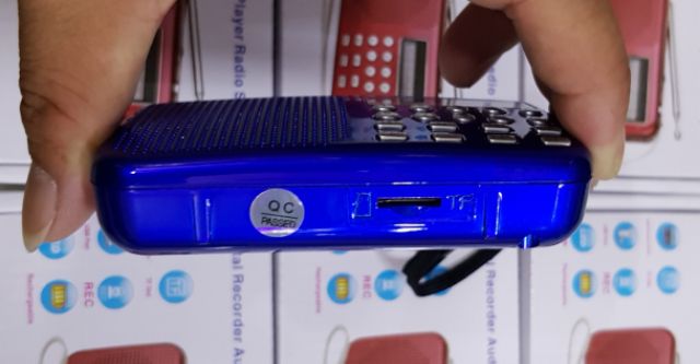 LOA NHỎ L-065 NGHE THẺ NHỚ USB RADIO AM-FM CÓ GHI ÂM