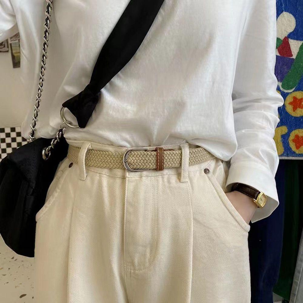 Thắt Lưng VANES1 Co Giãn Không Đục Lỗ Phong Cách Cổ Điển Dành Cho Nữ