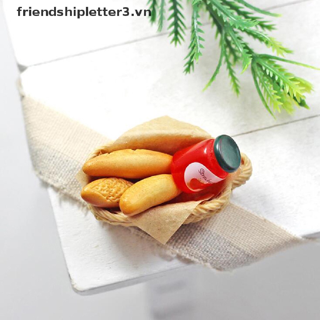 1 Giỏ Bánh Mì Tỉ Lệ 1: 12 Dành Cho Búp Bê