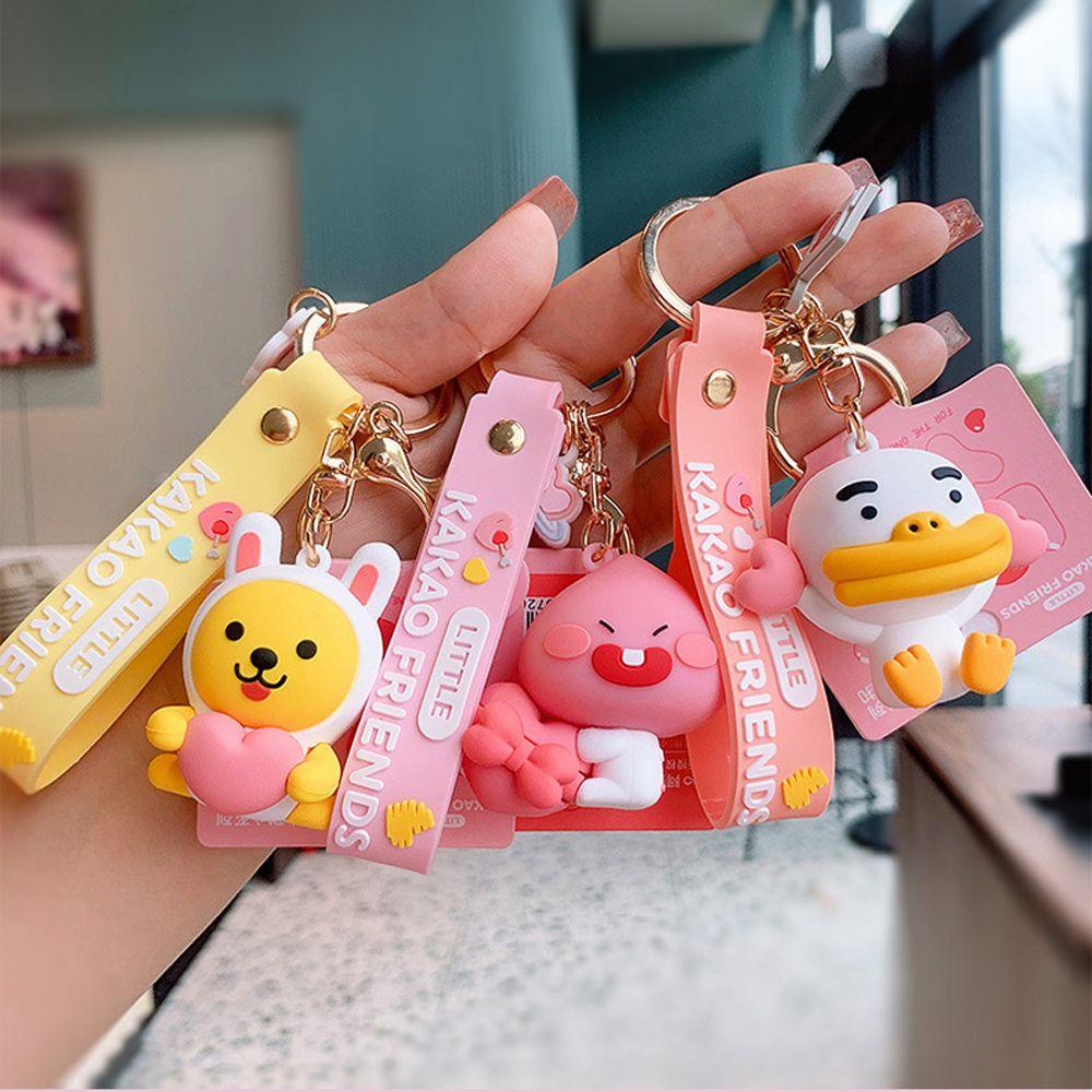 LANFY Móc Khóa Búp Bê Hình Động Vật Dễ Thương