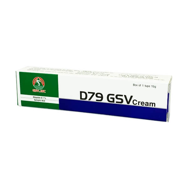 D97 GSV GIẢM MỤN TRỨNG CÁ, MỤN LƯNG, DÀY SỪNG NANG LÔNG 15G
