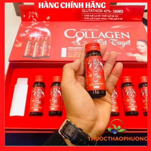 Collagen cá tuyết chính hãng dạng nước giảm thâm nám sáng da chống lão hóa xóa nếp nhăn cho làn da căng bóng mịn màng